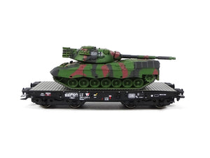 Märklin H0 Schwerlast-Flachwagen Rlmmps Leo 1A1 48879 neu OVP