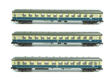 Laden Sie das Bild in den Galerie-Viewer, Minitrix N Personenwagen-Set Schnellzug D 796 DB 15639 neu OVP

