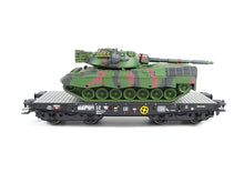 Laden Sie das Bild in den Galerie-Viewer, Märklin H0 Schwerlast-Flachwagen Rlmmps Leo 1A1 48876 neu OVP
