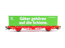 Laden Sie das Bild in den Galerie-Viewer, Märklin H0 Güterwagen Container-Tragwagen Lgs 580 DB AG 47585 neu OVP
