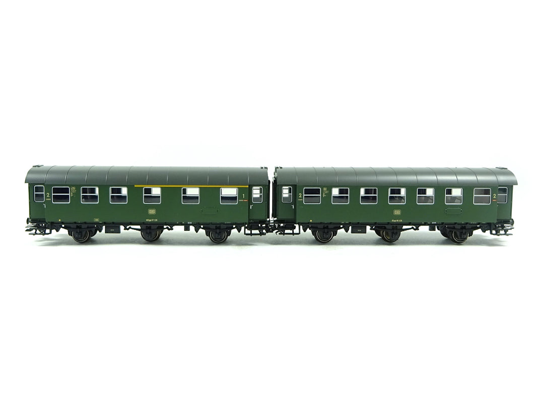 Märklin H0 Umbauwagen Paar DB 1./2.+ 2.Klasse 43175 neu OVP