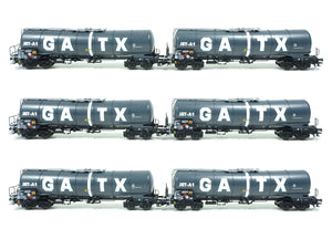 Märklin H0 Güterwagen 6-tlg. Kesselwagen-Set JET A1 der GATX 47546 neu OVP