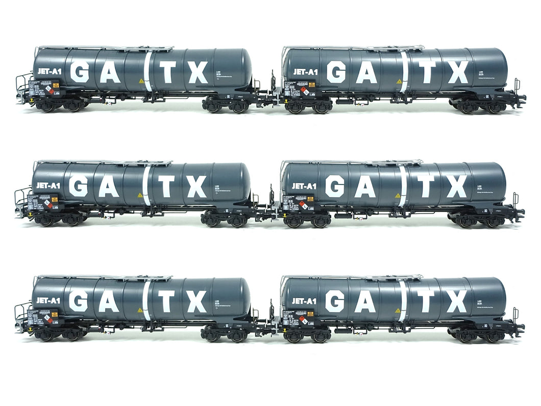 Märklin H0 Güterwagen 6-tlg. Kesselwagen-Set JET A1 der GATX 47546 neu OVP