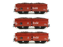 Laden Sie das Bild in den Galerie-Viewer, Märklin H0 Selbstentladewagen-Set Erz Id DB 46221 neu OVP
