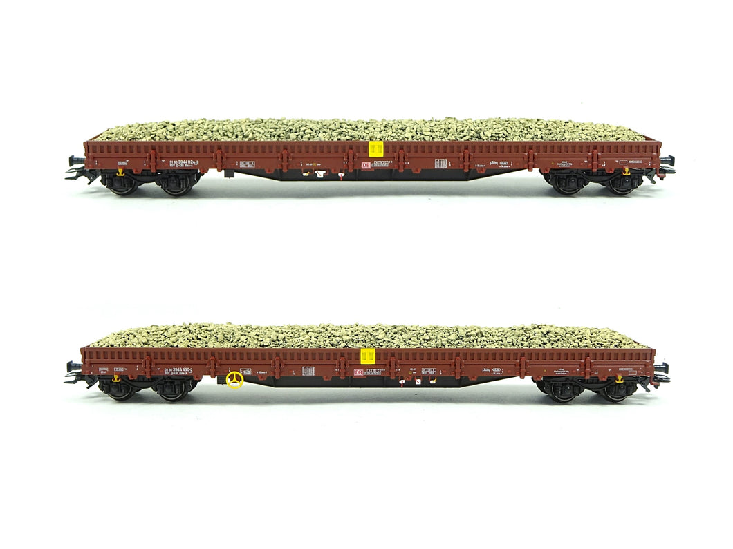 Märklin H0 Güterwagen Set Niederbordwagen DB AG Eurotrain 2 tlg. 47159 neu OVP