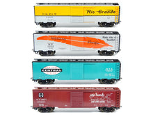 Laden Sie das Bild in den Galerie-Viewer, Märklin H0 US Güterwagen Set Tin Plate mhi 45712 neu OVP
