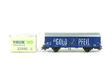 Laden Sie das Bild in den Galerie-Viewer, Trix H0 gedeckten Güterwagen Glmhs 50 Gold Pfeil DB, 23886 OVP
