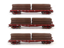 Laden Sie das Bild in den Galerie-Viewer, Märklin H0 US Getriebe Dampflok Shay + Rungenwagen mfx+ sound 38700 45600 neu OVP
