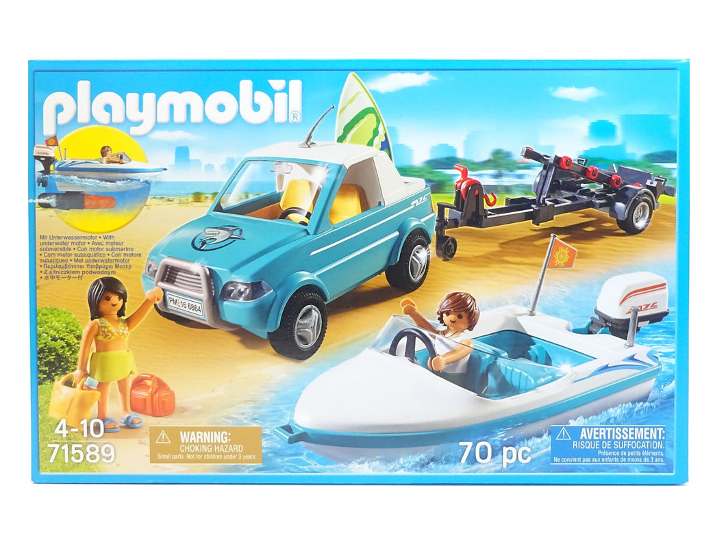 PLAYMOBIL® Summer Fun Surfer- Pickup mit Speedboat 71589