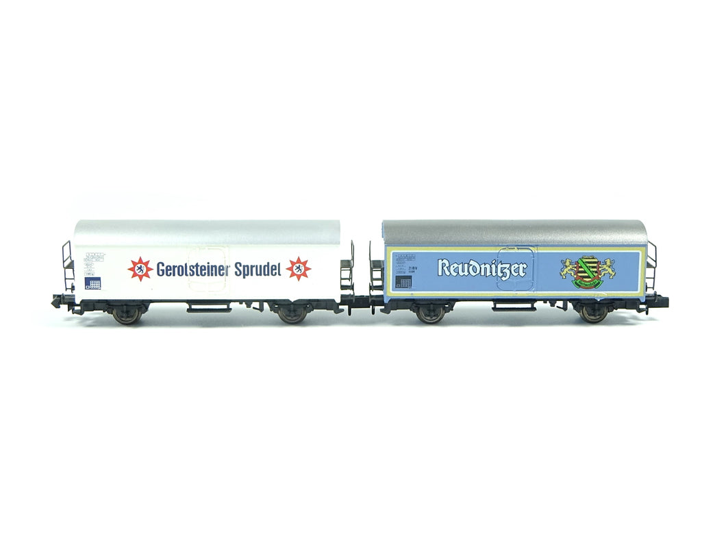 Arnold N 2 Güterwagen Reudnitzer und Gerolsteiner DB 4589 4591 OVP