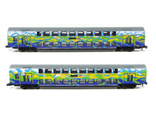 Laden Sie das Bild in den Galerie-Viewer, Märklin Z Doppelstockwagen-Set „Touristik“ 1 DB AG 87306 neu OVP
