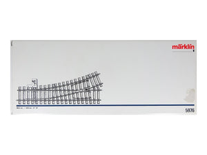 Märklin Spur 1 Weiche links lang mit Weichenwinkel 22°30' 5976 OVP