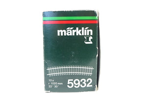 Märklin Spur 1 DC gebogene Gleise R 1020mm 20° 30' 10 Stück 5932 OVP