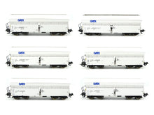 Laden Sie das Bild in den Galerie-Viewer, Roco H0 6-tlg. Set Selbstentladewagen der GATX 6600220 neu OVP
