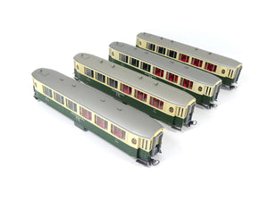 Bemo H0m Personenwagen Set Pullman Salonwagen RhB 7272 134 OVP