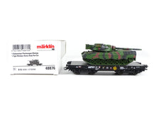 Laden Sie das Bild in den Galerie-Viewer, Märklin H0 Schwerlast-Flachwagen Rlmmps Leo 1A1 48876 neu OVP

