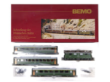 Laden Sie das Bild in den Galerie-Viewer, Bemo H0m DC Schnellzug der RhB mit E-Lok Ge 4/4 Albula 7015 100 OVP - Bastler
