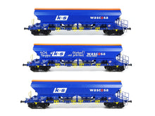 Laden Sie das Bild in den Galerie-Viewer, Sudexpress H0 3-tlg. Wascosa Tanpps Schüttgutwagen Set (Excl. KUNSOL) 19726 neu OVP
