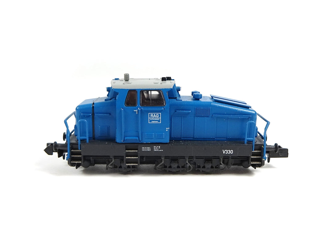 NME N Rangierdiesellok DHG 500 C „RAG“ DCC blau 123301 neu OVP