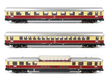 Laden Sie das Bild in den Galerie-Viewer, Minitrix N Schnellzugwagen-Set „Rheinpfeil“ 1 MHI 15368 neu OVP
