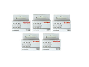 Stecker Verteilerplatte für 11 kleine Stecker, 5 x Märklin 72090 neu, OVP