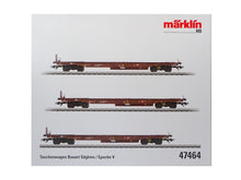 Laden Sie das Bild in den Galerie-Viewer, Märklin H0 Taschenwagen-Set Sdgkms 707 DB AG 47464 neu OVP
