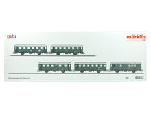 Laden Sie das Bild in den Galerie-Viewer, Märklin H0 Personenwagen Reisezugwagen-Set 5-teilig DB 43353 neu OVP
