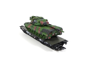 Märklin H0 Schwerlast-Flachwagen Rlmmps Leo 1A1 48878 neu OVP
