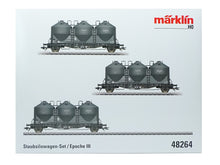 Laden Sie das Bild in den Galerie-Viewer, Märklin H0 Staubsilowagen Set Kds 67 DB 48264 neu OVP
