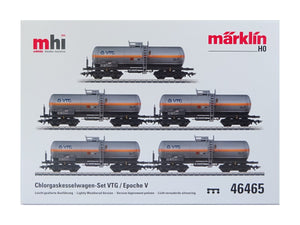 Märklin H0 Kesselwagen-Set der VTG MHI 46465 neu OVP