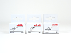 Märklin H0 K Gleis Prellbock x 3 7391 neu OVP