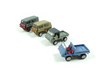Laden Sie das Bild in den Galerie-Viewer, BUB H0 Steyr-Puch &quot;Haflinger&quot; 700 AP 4er Set 05729 OVP
