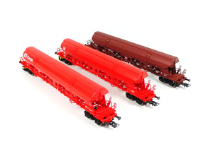 Roco H0 3-tlg. Set: Schwenkdachwagen Gattung Tadgs 959 DB AG 6600153 neu OVP