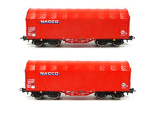 Laden Sie das Bild in den Galerie-Viewer, Roco H0 2er Set Schiebeplanenwagen Shimmns Nacco 6600226 neu OVP
