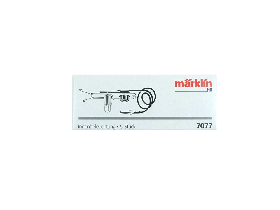 Personenwagen Innenbeleuchtung 5 St. zu 4026, 4027 etc., Märklin H0 7077, neu