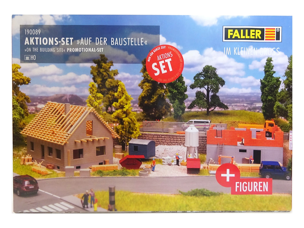 Faller H0 Bausatz Aktions Set Auf der Baustelle 190089 neu OVP