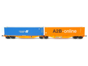 ACME H0 Gelenk Containertragwagen Wascosa 40385 neu OVP