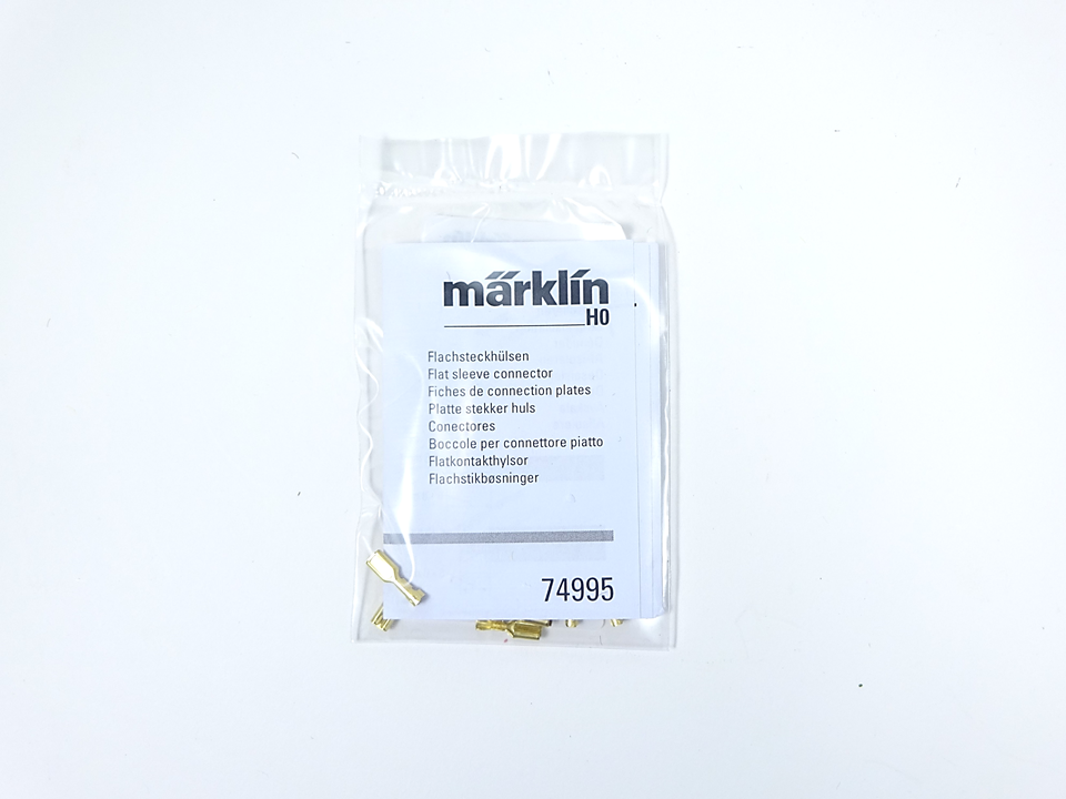 Märklin H0 74995, Flachsteckhülsen 20 St., neu, OVP