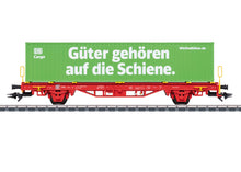 Laden Sie das Bild in den Galerie-Viewer, Märklin H0 Güterwagen Container-Tragwagen Lgs 580 DB AG 47585 neu OVP
