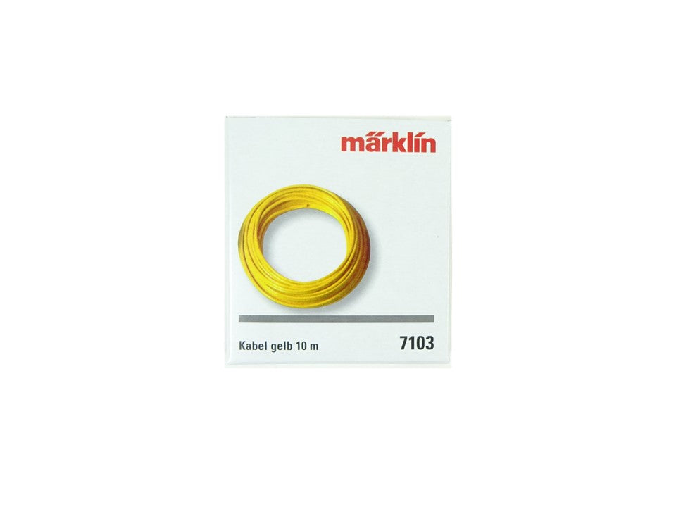Modellbahn Modellbau Zubehör Kabel gelb, 3 x Märklin H0 7103 neu, OVP