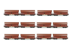 Laden Sie das Bild in den Galerie-Viewer, Güterwagen Schwenkdachwagen Display Tals DB 24 Stück, Märklin H0 00730 neu OVP
