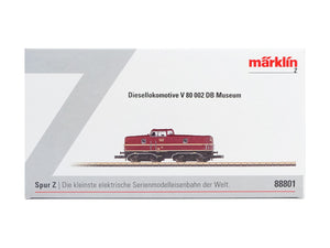 Märklin Z Streckendiesellok V 80 002 DB-Museum Nürnberg 88801 neu OVP