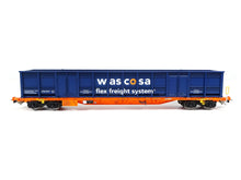 Laden Sie das Bild in den Galerie-Viewer, Piko H0 Containertragwagen Sgnns CH-Wasco 24566 neu OVP
