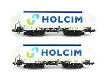 Laden Sie das Bild in den Galerie-Viewer, Roco H0 Güterwagen Silowagen 2 tlg. Holcim 6600233 neu OVP
