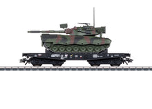Laden Sie das Bild in den Galerie-Viewer, Märklin H0 Schwerlast-Flachwagen Rlmmps Leo 1A1 48876 neu OVP
