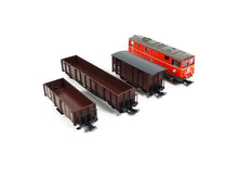 Laden Sie das Bild in den Galerie-Viewer, Liliput H0e Schmalspur Zugset mit Diesellok BR 2095 ÖBB 752 OVP- Bastler
