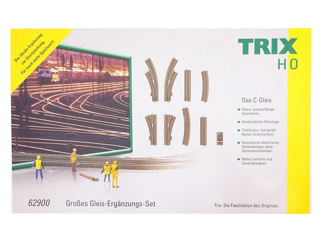 Trix H0 C Gleis Großes Gleis-Ergänzungs-Set 62900 neu OVP
