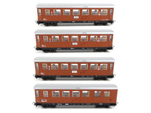 Laden Sie das Bild in den Galerie-Viewer, Liliput H0e Schmalspur 4 Personenwagen Mariazellerbahn 743 OVP
