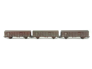 Märklin H0 gedeckter Güterwagen Gbs 14 m Set 3-teilig NS, 47313 OVP