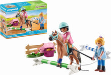 Laden Sie das Bild in den Galerie-Viewer, PLAYMOBIL® Country Reitunterricht 71242 neu OVP
